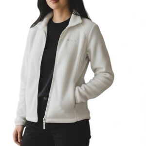 Columbia Women's Soft‎ White Utility Jacket
